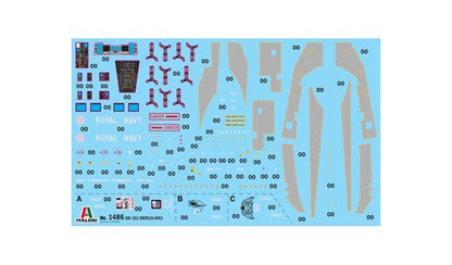 ITALERI 1/72 1:72 AW-101 Merlin HM.1 MILITARY MODEL KIT 1486