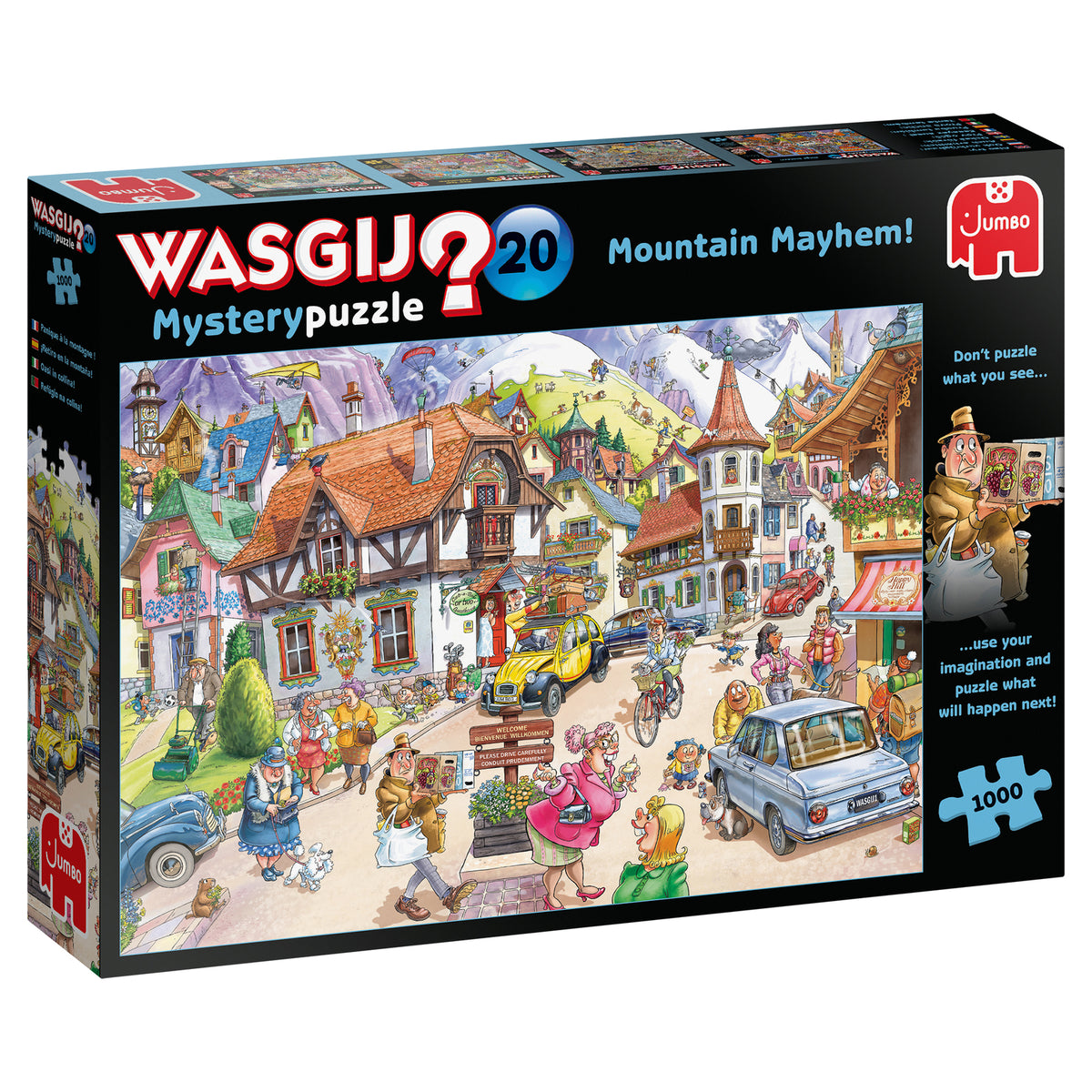 Jumbo Wasgij Mystery 20 Mountain Mayhem 1000 Piece Jigsaw Puzzle Toys