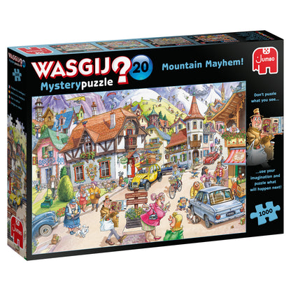 Jumbo Wasgij Mystery 20 Mountain Mayhem 1000 Piece Jigsaw Puzzle Toys