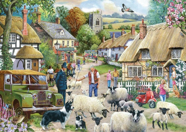 House Of Puzzles Where Are Ewe Going 1000 Piece Jigsaw Puzzle Toys HP0848