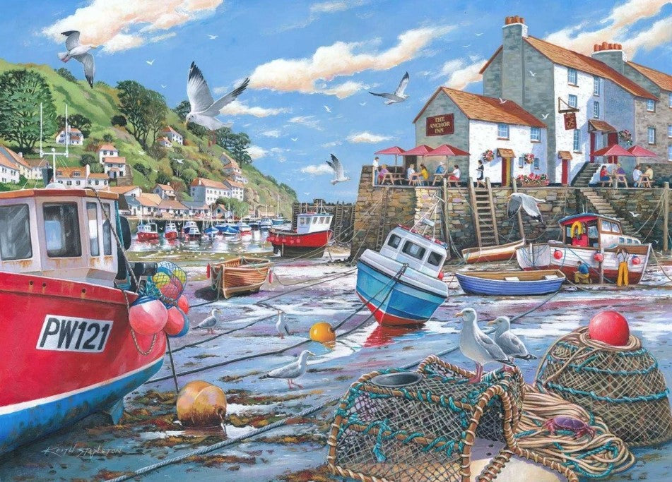 House Of Puzzles Low Tide 1000 Piece Jigsaw Puzzle Toys HP0567