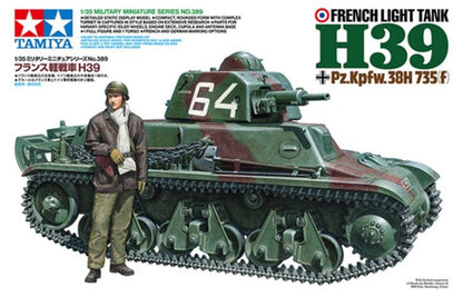 Tamiya 1/35 French Light Tank H39 35389 Scale Military Model