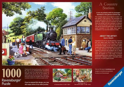 Ravensburger A Country Station 1000 Piece Jigsaw Puzzle Toys