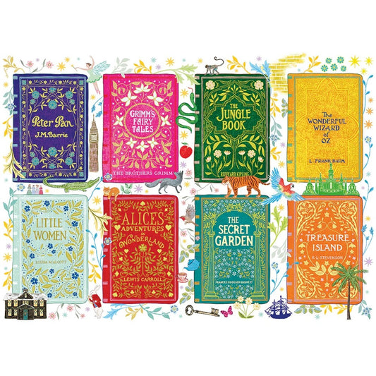Gibsons Games Classic Book Covers 1000 Piece Jigsaw Toys G6623
