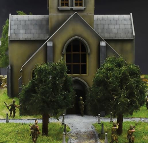 ITALERI 1:72 1/72 Battle of Normandy Sainte-Mere-Eglise MODEL SCENE KIT 6199