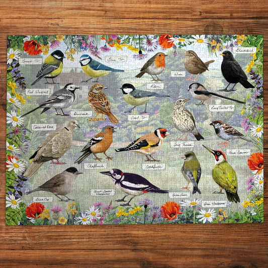 Gibsons Games RSPB Blissful Birds 1000 Piece Jigsaw Puzzle Toys G6469