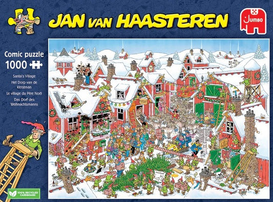 Jumbo Jan van Haasteren - Santa's Village  1000 Piece Jigsaw Puzzle Toys