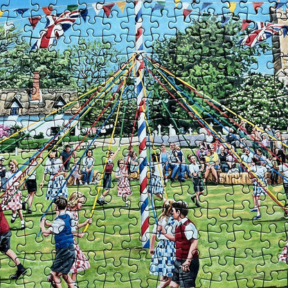 Gibsons Village Celebrations 4 x 500 Piece Jigsaw Puzzle G5051