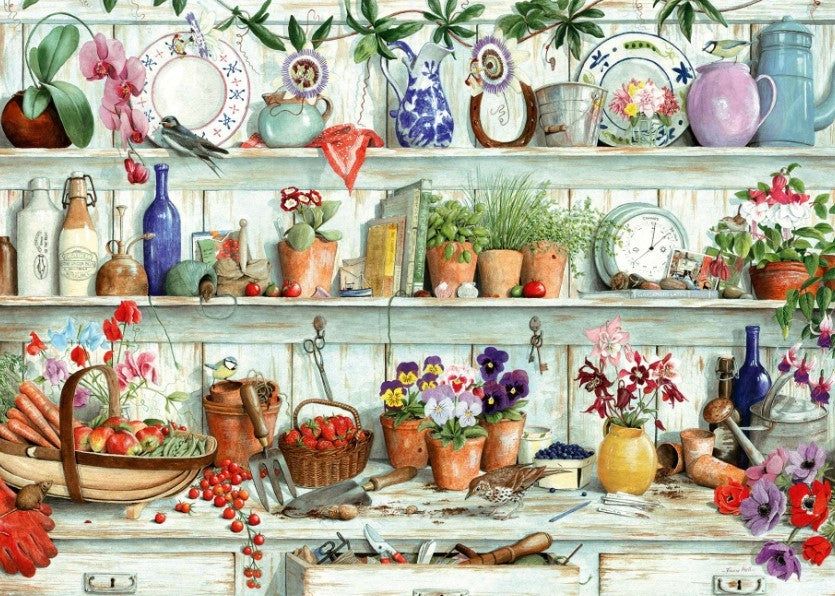 House Of Puzzles Posies & Produce 1000 Piece Jjigsaw Puzzle Toys HP0735