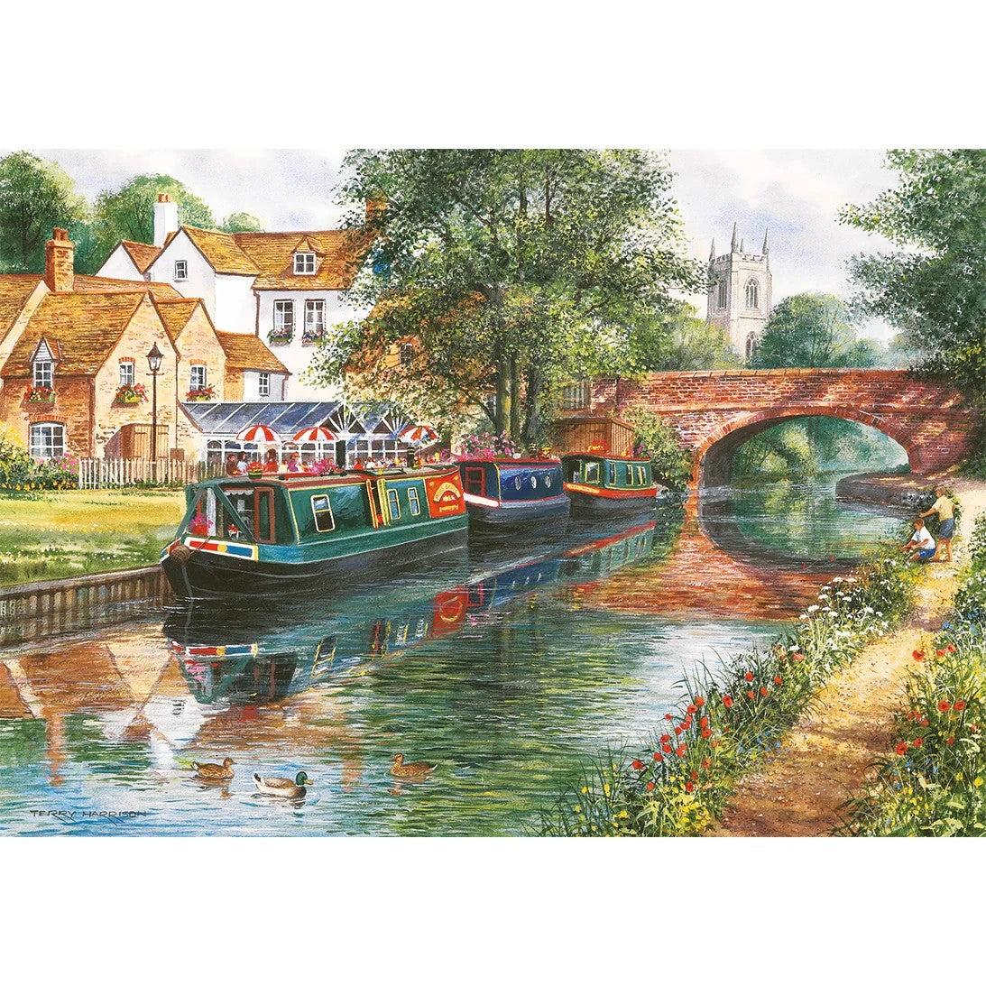 Gibsons Terry's Waterways 4 x 500 Piece Jigsaw Puzzle G5070