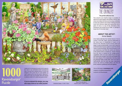 Ravensburger Cosy Cafe No.2, The Orangery Cafe 1000 Piece Jigsaw Puzzle