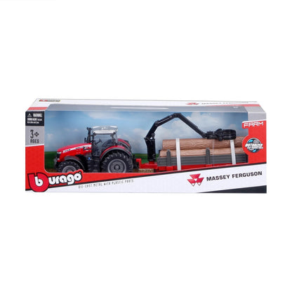 Burago 10cm Massey Fergusson 8740S Tractor B18-31659