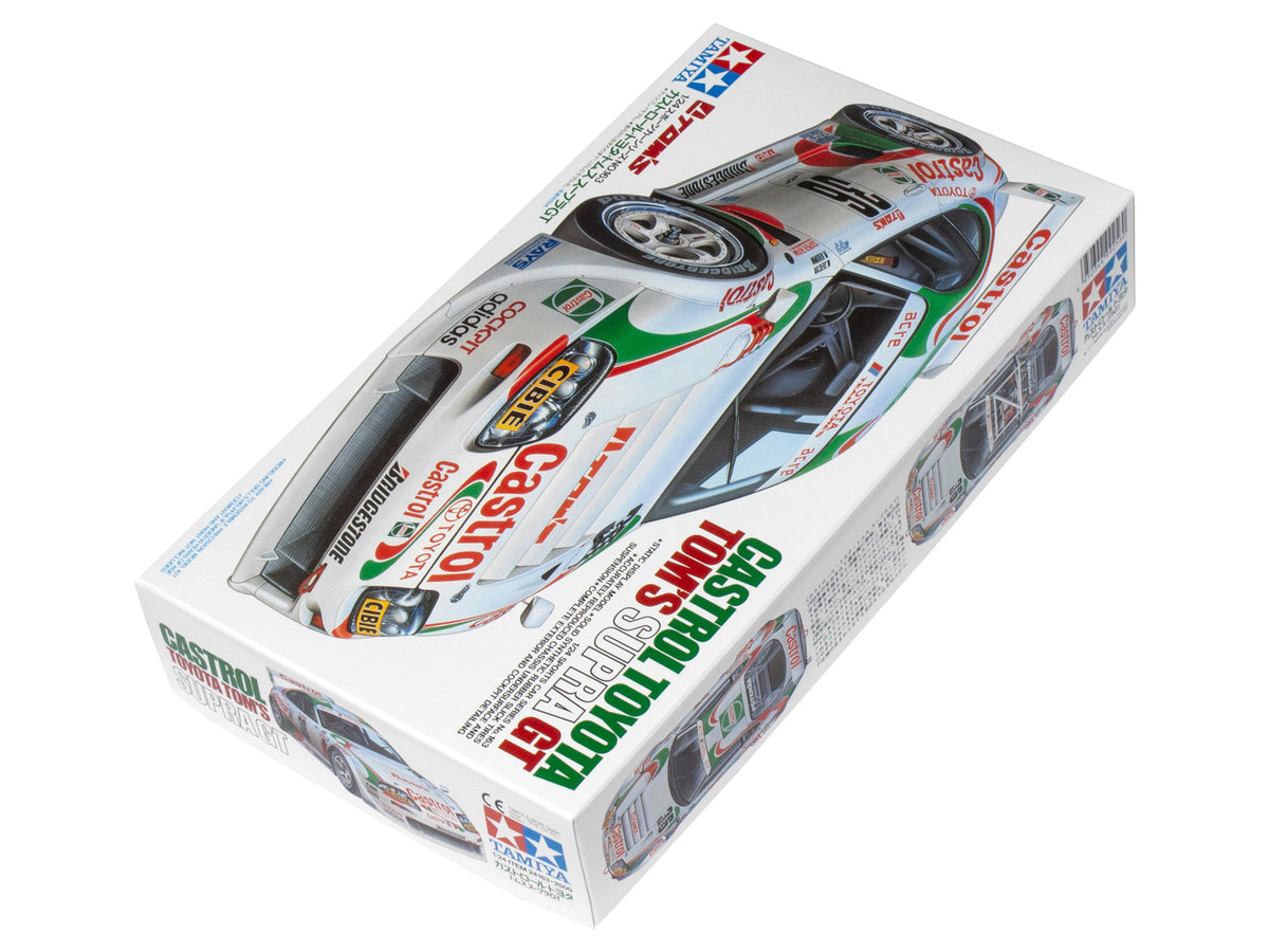 Tamiya Castrol Toyota Tom's Supra GT Car Model Kit Vehicle Toys 24163