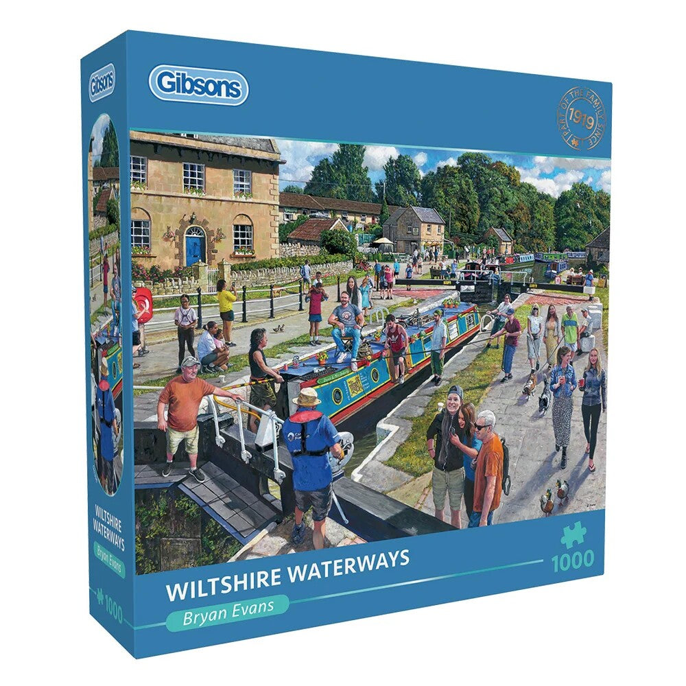 Gibsons Games Wiltshire Waterways 1000 Piece Jigsaw Puzzle Toys G6396