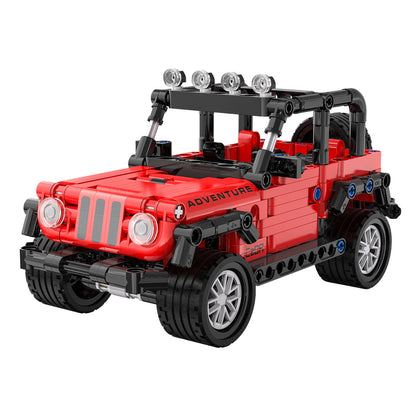 CaDA Building Bricks Red Adventure Off Roader Vehicle 317 Pcs Kit Toys C52027W