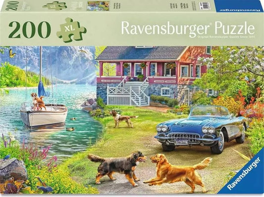 Ravensburger Summer Lake House 200 XL Piece Jigsaw Puzzle Toys