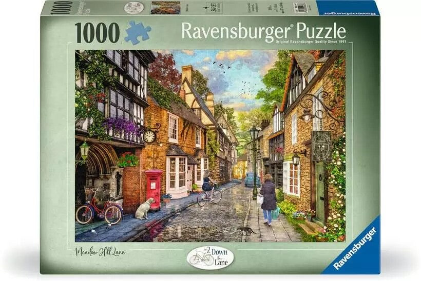 Ravensburger Down The Lane No 2 Meadow Hill Lane 1000 Piece Jigsaw Puzzle Toys