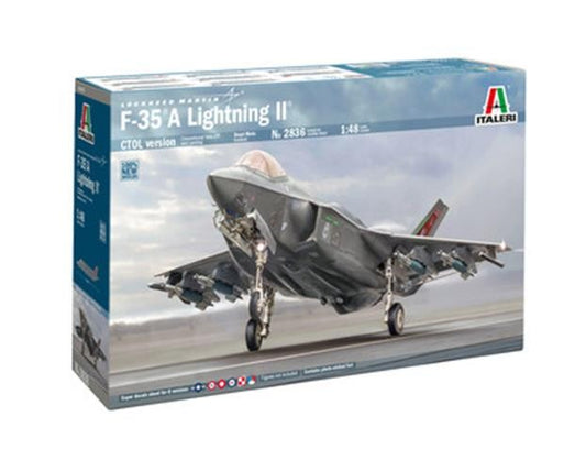 ITALERI 1/48 1:48 F-35A Lightning II (Beast Mode) MILITARY MODEL KIT 2836
