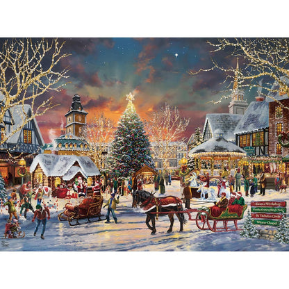 Gibsons Thomas Kinkade: The Christmas Festival 1000 Piece Jigsaw G6446