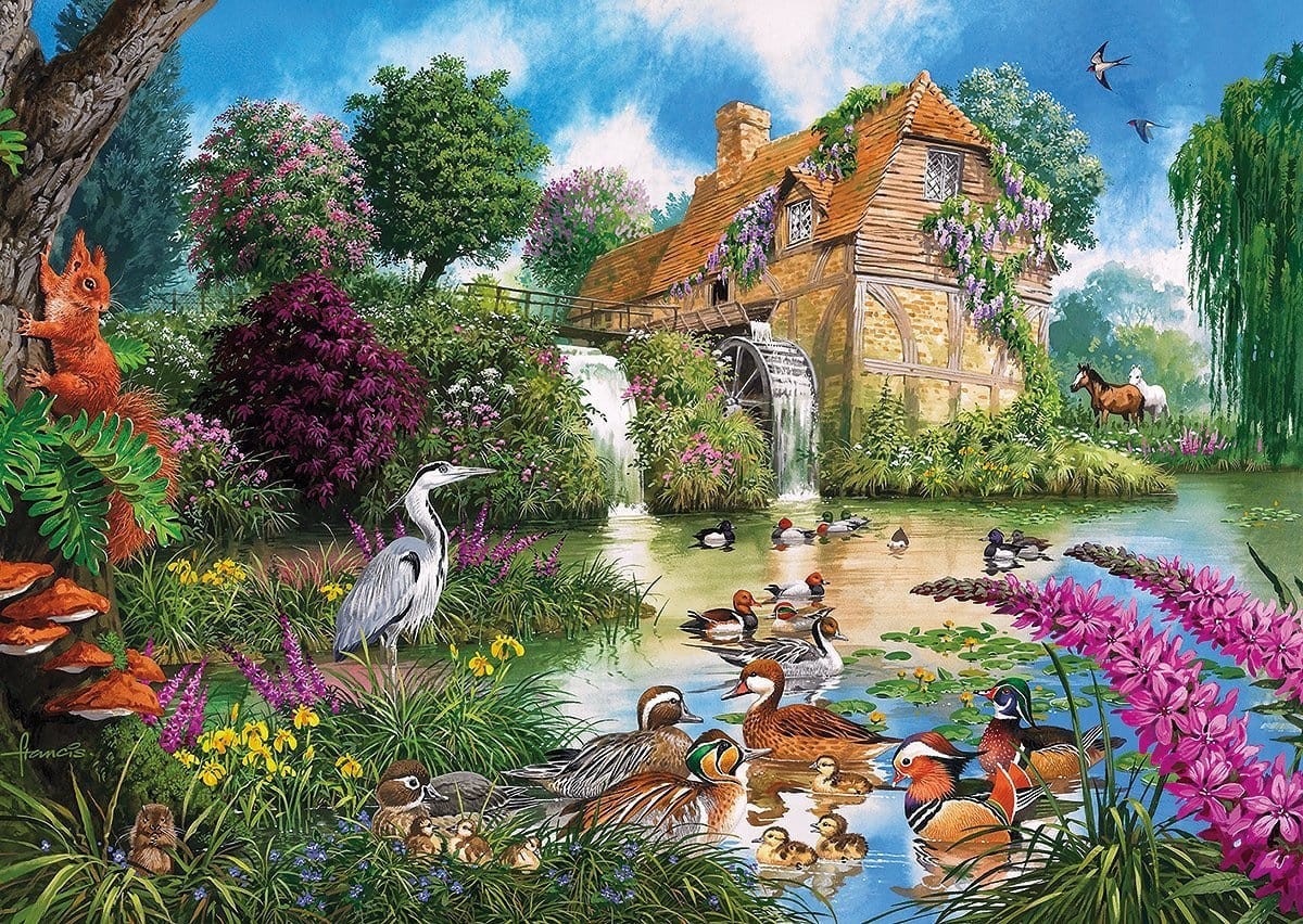 Gibsons Flora & Fauna 4 x 500 Piece Jigsaw Puzzle G5025