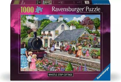 Ravensburger Whistle Stop Cottage 1000 Piece Jigsaw Puzzle
