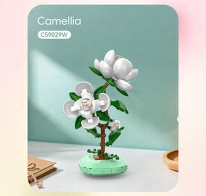 CADA BUILDING BLOCK KIT Camellia Building Block Planter - 301 pcs C59029W
