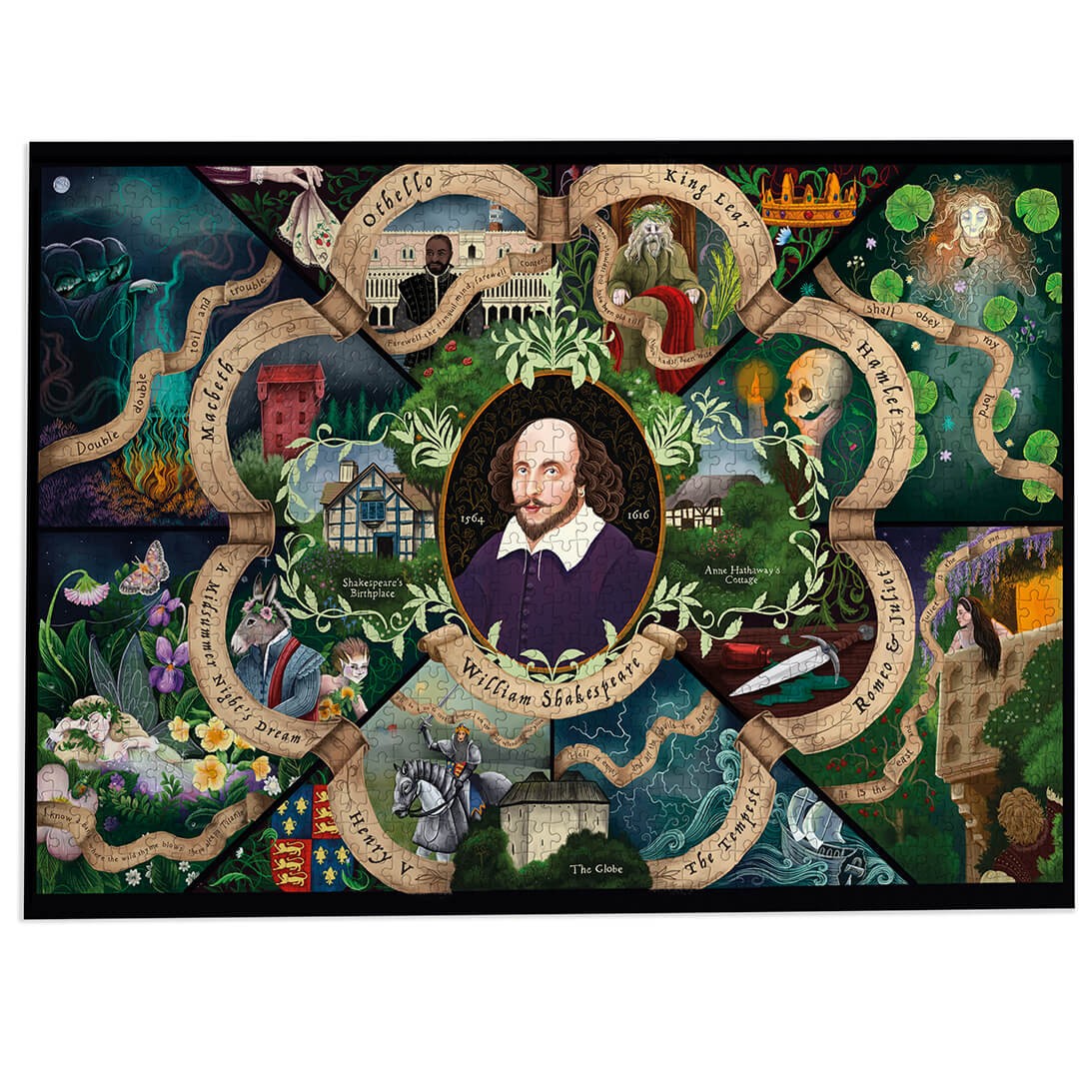 Gibsons Shakespeare 1000 Piece Jigsaw Puzzle G7170