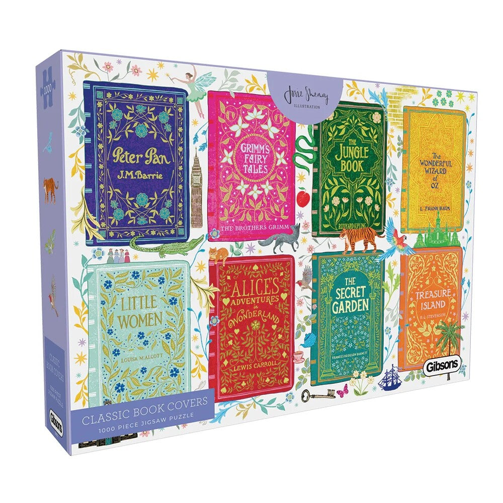 Gibsons Games Classic Book Covers 1000 Piece Jigsaw Toys G6623