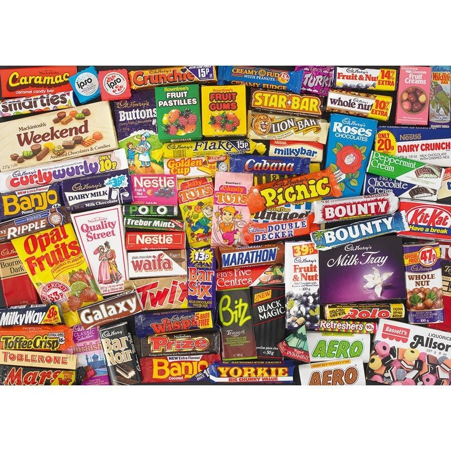 Gibsons Sweet Memories Of The 1980s 1000 Piece Jigsaw Puzzle G7030