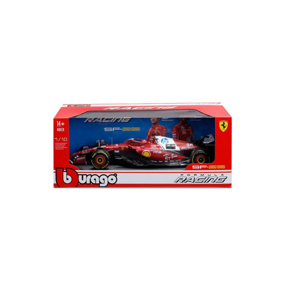 BURAGO 1/18 1:18 F1 FERRARI SF-25 2025 LECLERC WITH HELMET B18-16816L