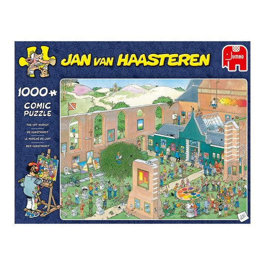 Jumbo Jan van Haasteren - The Art Market 1000 Piece Jigsaw Puzzle Toys