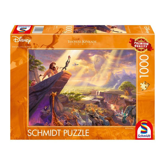 Schmidt Thomas Kinkade The Lion King 1000 Piece Jigsaw Puzzle Toys