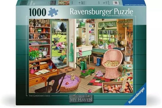 Ravensburger  My Haven No. 8 The Gardener's Shed 1000 Piece Jigsaw Puzzle Toys