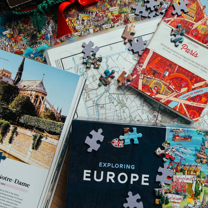 Gibsons Exploring Europe 1000 Piece Jigsaw Puzzle G7130