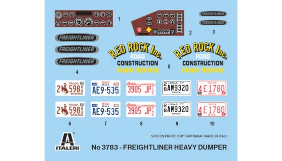 ITALERI 1:24 1/24 FREIGHTLINER FLD 120 SPECIAL SCALE MODEL KIT 3925