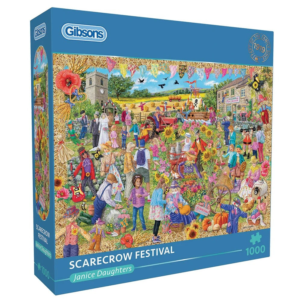 Gibsons Games Scarecrow Festival 1000 Piece Jigsaw Puzzle Toys G6422