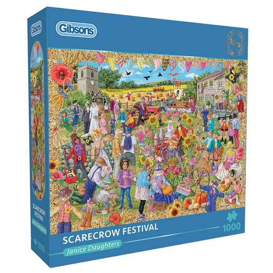 Gibsons Games Scarecrow Festival 1000 Piece Jigsaw Puzzle Toys G6422