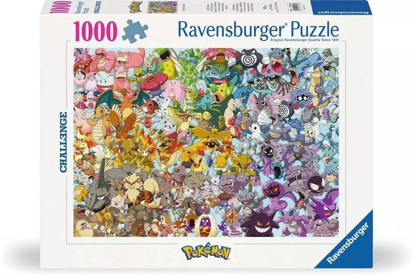 Ravensburger Pokemon Challenge 1000 Piece Jigsaw Puzzle Toys