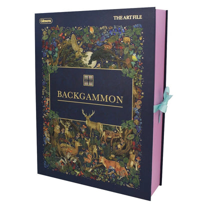 Gibsons Games The Art File: Backgammon Board Games Toys G9043