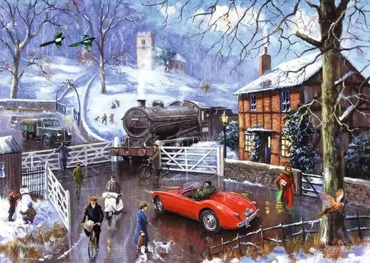 Ravensburger Railway Crossing 1000 Piece Jigsaw Puzzle