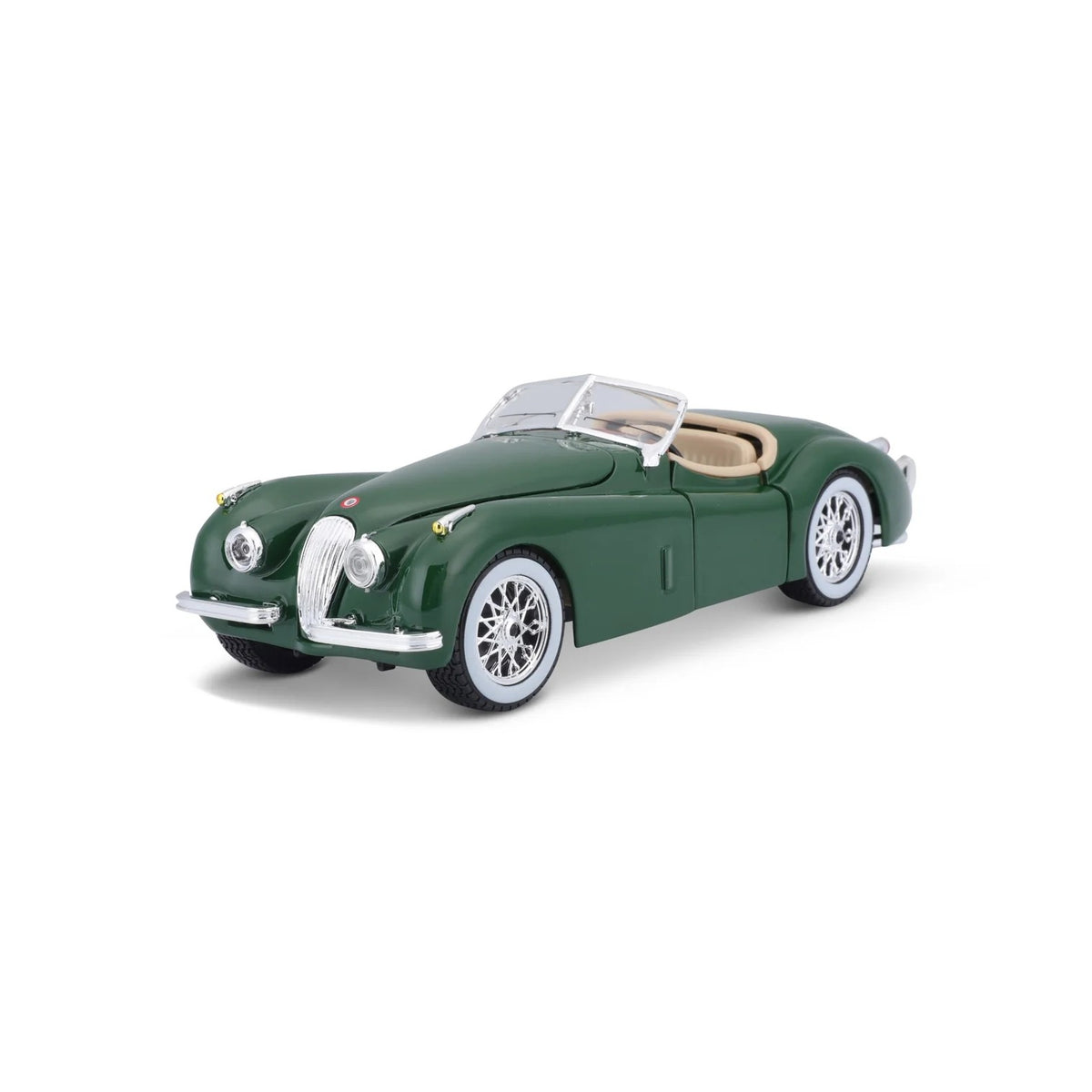 Burago 1/24 1:24 1951 JAGUAR XK 120 ROADSTER DIE CAST SCALE MODEL B18-22018G
