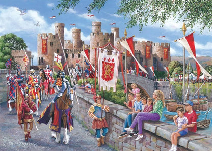 House Of Puzzles Castell Conwy 1000 Piece Jigsaw Puzzle Toys HP0817