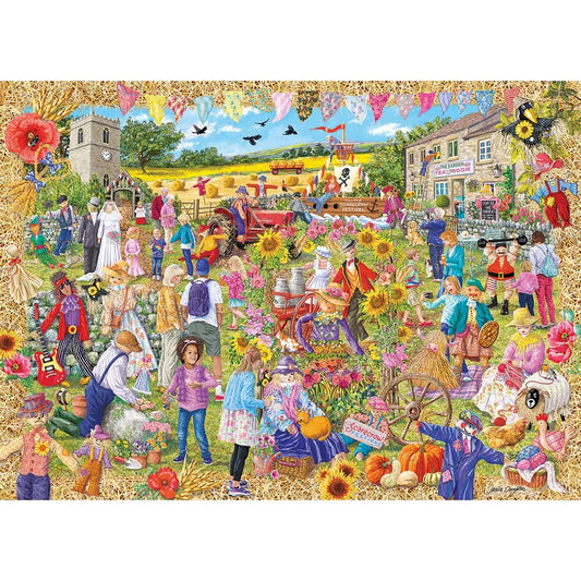 Gibsons Games Scarecrow Festival 1000 Piece Jigsaw Puzzle Toys G6422