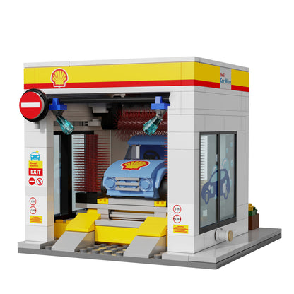 CaDA Building Bricks Shell Car Wash 294 Pieces Model Kit Toys C66030W