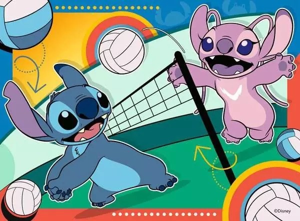 Ravensburger Disney Stitch 4 In A Box 12, 16, 20, 24 Piece Jigsaw Puzzle Toys