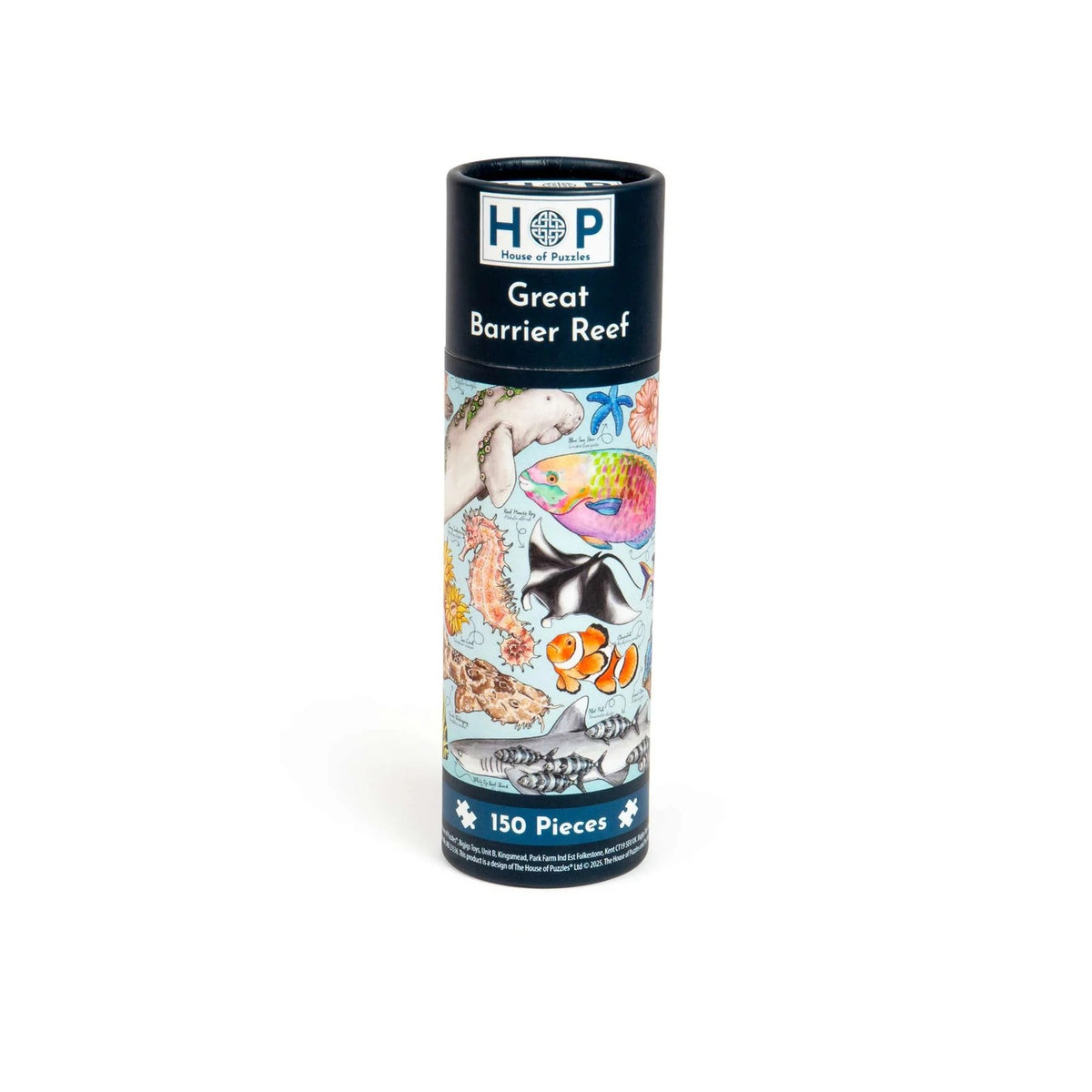 House Of Puzzles Great Barrier Reef Tube 150 Piece Jigsaw Puzzle Toys HP0803