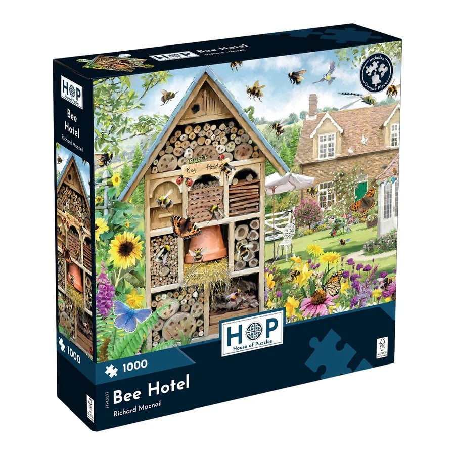 House Of Puzzles Bee Hotel 1000 Piece Jigsaw Puzzle Toys HP0827