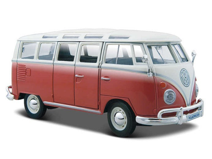 Maisto Volkswagen Van Samba 1:25 1/25 Scale Diecast Model Car Toys M31956