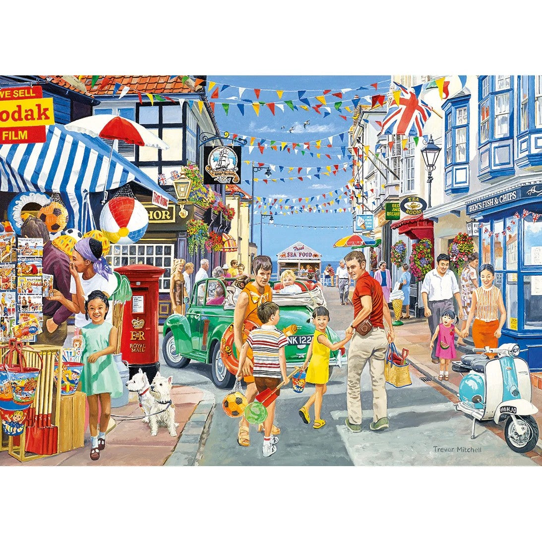 Gibsons Heading For The Beach 1000 Piece Jigsaw Puzzle G6389