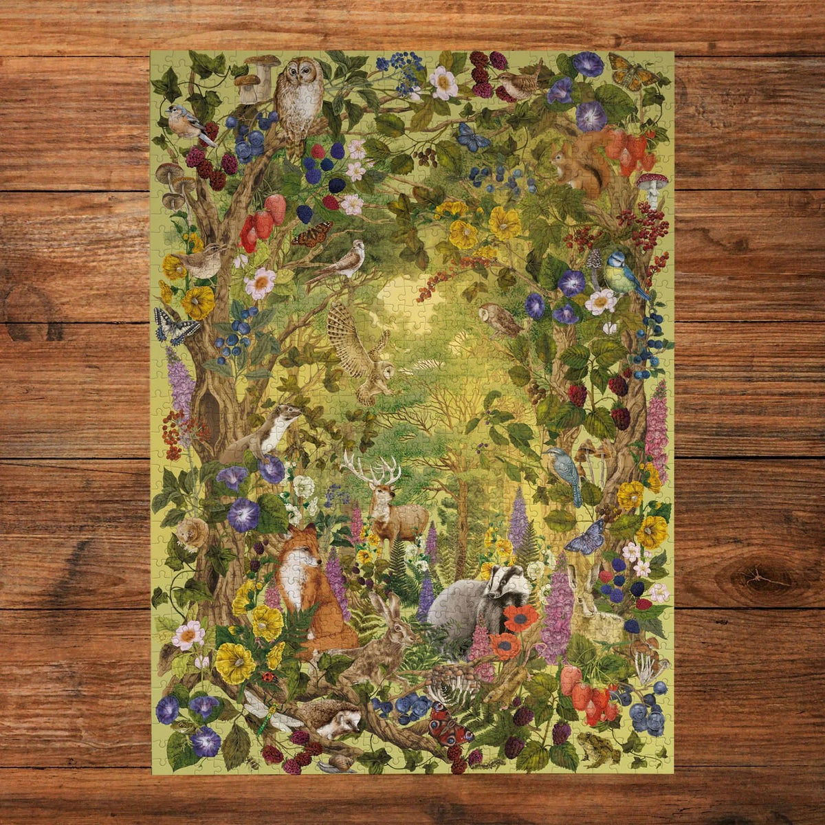 Gibsons The Art File: Sunlight Glade 1000 Piece Jigsaw Puzzle G7225